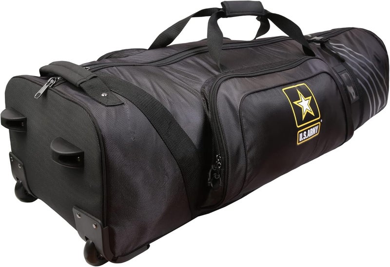 MacGregor US Army by Golf Wheeled Padded Golf Clubs Travel Cover, Black - Image 1